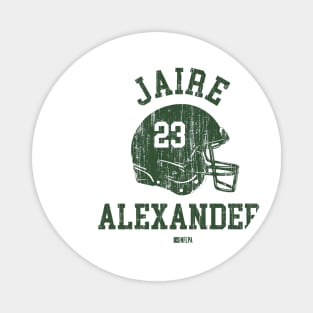 Jaire Alexander Green Bay Helmet Font Magnet